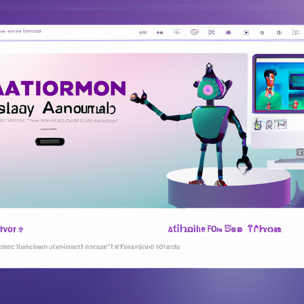 Animatron - an AI-powered video creation platform that can create animated videos with customizable spokespeople and voiceovers.